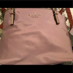 Dusty pink Kate Spade tote